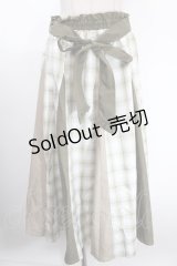 axes femme / 切替ロングフレアスカート F グリーン Y-25-01-13-119-AX-SK-SZ-ZI