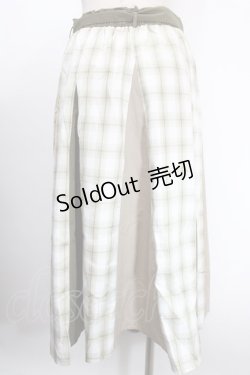 画像2: axes femme / 切替ロングフレアスカート F グリーン Y-25-01-13-119-AX-SK-SZ-ZI