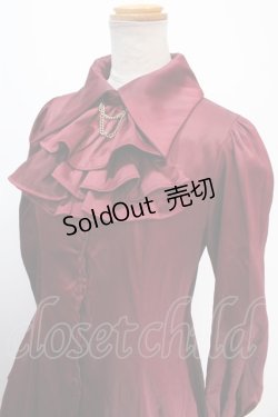 画像3: ATELIER PIERROT / “Narcissus” ロングワンピース  ボルドー Y-25-01-14-049-EL-OP-SZ-ZY