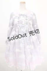 Angelic Pretty / Misty Sky Brilliant ColorワンピースSet  グレー Y-25-01-14-053-AP-OP-SZ-ZY