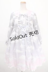 Angelic Pretty / Misty Sky Brilliant ColorワンピースSet  グレー Y-25-01-14-053-AP-OP-SZ-ZY