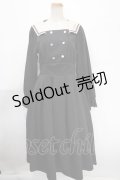 m petit by misako / サンリオキャラクターズコラボ クロミセーラーワンピース M 中黒 Y-25-01-14-060-LO-OP-SZ-ZT440