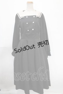 画像1: m petit by misako / サンリオキャラクターズコラボ クロミセーラーワンピース M 中黒 Y-25-01-14-060-LO-OP-SZ-ZT440