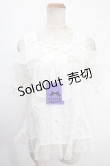 Angelic Pretty / Lovely Frillブラウス  白 Y-25-01-14-023-AP-BL-SZ-ZY