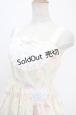 画像3: Angelic Pretty / Dreamyベビールームジャンパースカート  イエロー Y-25-01-14-032-AP-OP-SZ-ZY