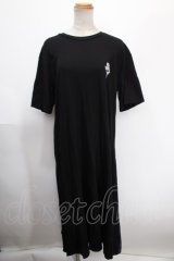 NieR Clothing / BACK ARTISTIC ROSE LONG DRESS  黒 Y-25-01-16-045-PU-OP-SZ-ZY