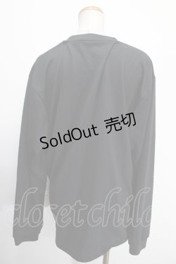 画像2: NieR Clothing / プリント長袖Tシャツ LL 黒 Y-25-01-16-046-PU-TS-SZ-ZY