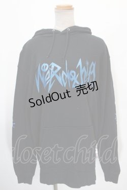画像1: NieR Clothing / プリントプルパーカー  黒×青 Y-25-01-16-058-PU-TO-SZ-ZT254