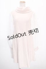 Ank Rouge / スピンドルフレアーニットワンピース M ピンク Y-25-01-16-064-CA-OP-SZ-ZT218