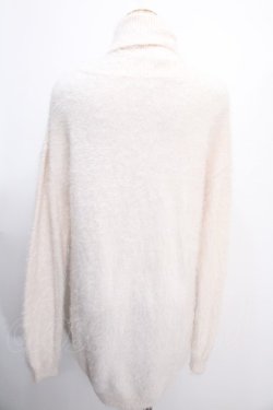 画像2: Ank Rouge / ドットチュール切替ニットワンピース M アイボリー Y-25-01-16-082-CA-OP-SZ-ZT338