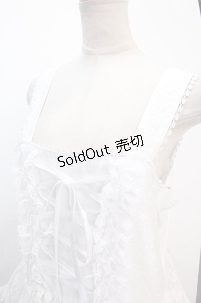 画像3: h.NAOTO / Bird Cage Dress  ホワイト Y-25-01-16-098-HN-OP-SZ-ZY (3)