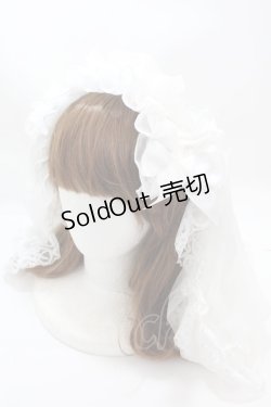 画像1: MAJOH / HOLY TULLE VEIL HEAD DRESS  ホワイト Y-25-01-16-014-GO-AC-SZ-ZY