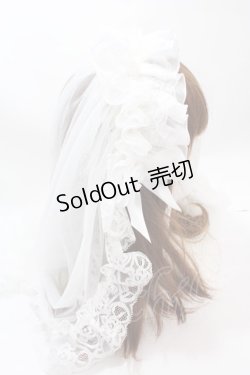 画像3: MAJOH / HOLY TULLE VEIL HEAD DRESS  ホワイト Y-25-01-16-014-GO-AC-SZ-ZY