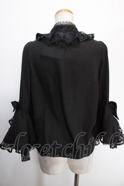 画像2: axes femme kawaii / 姫袖7分丈ブラウス  黒 Y-25-01-16-027-AX-BL-SZ-OS