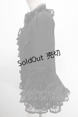 画像3: axes femme Kawaii / 姫袖7分丈ブラウス  黒 Y-25-01-16-027-AX-BL-SZ-OS