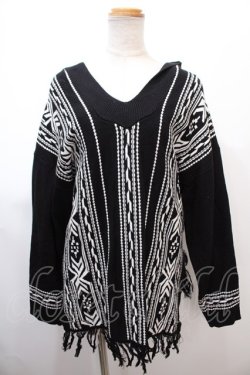 画像1: CIVARIZE / ドレープニットプルオーバー F ブラック Y-25-01-22-107-GO-TO-SZ-ZY