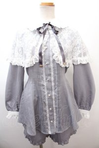Secret Honey / レースケープ付長袖セットアップ 2 グレー Y-25-01-22-115-CA-OP-SZ-ZS