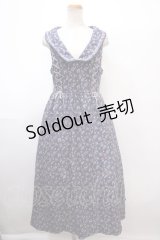 axes femme POETIQUE / 小花柄ロングワンピース M ブルー Y-25-01-22-133-AX-OP-SZ-ZT278