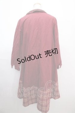 画像2: axes femme / チェックシャツワンピース  赤 Y-25-01-22-136-AX-OP-SZ-ZT137