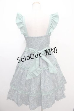 画像2: axes femme kawaii / ハミングフローラジャンスカ M グリーン Y-25-01-22-147-AX-OP-SZ-OS