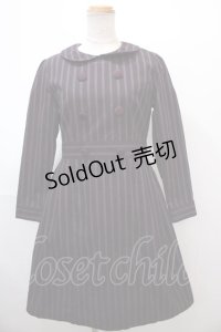 Fi.n.t / GIGIストライプワンピース F パープル Y-25-01-22-154-CA-OP-SZ-ZT442