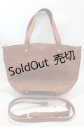 m petit by misako / AMハナパンチング2WAYバッグ  茶 Y-25-01-22-021-LO-BG-SZ-ZY