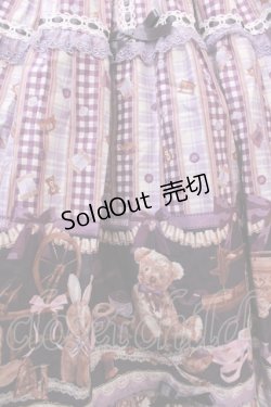 画像4: metamorphose / 【プラスサイズ】Happy Sewing Timeフリルジャンパースカート 2 ラベンダー Y-25-01-22-161-ME-OP-SZ-ZY