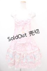 Angelic Pretty / MELODY TOYSサロペット  ピンク Y-25-01-22-165-AP-OP-SZ-ZY
