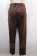 画像2: axes femme / パンツ M 茶 Y-25-01-22-205-AX-PA-SZ-ZT193 (2)
