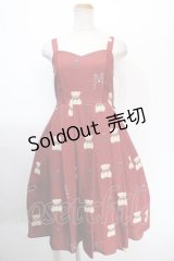 axes femme kawaii / プレゼントベアージャンスカ M ワイン Y-25-01-23-088-AX-OP-SZ-ZH