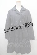 MILK / フリルトレンチコート  ネイビー Y-25-01-23-105-ML-CO-SZ-ZY