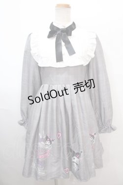 画像1: 【SALE】Jamie エーエヌケー / クロミゴシックワンピース M グレー Y-25-01-23-108-LO-OP-SZ-ZT442