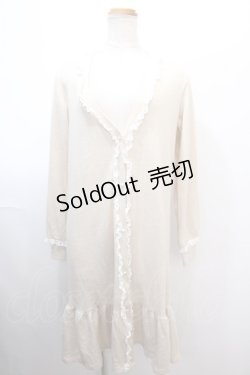 画像1: 【SALE】LODISPOTTO / ビジューボタンロングカーディガン  キナリ Y-25-01-23-114-LO-TO-SZ-ZT324