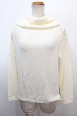 axes femme / 薔薇レースハイネックニット  キナリ Y-25-01-23-033-AX-TO-SZ-ZT019