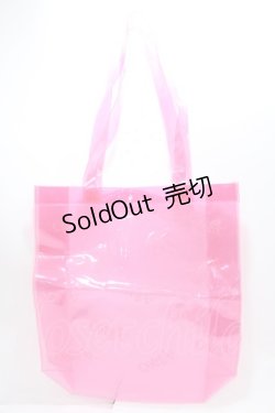 画像1: Candy Stripper / ノベルティ ビニールトート  ピンク Y-25-01-30-051-PU-BG-SZ-ZY
