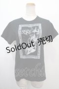 PUTUMAYO / プリントTシャツ 150 黒 Y-25-01-30-054-PT-TO-SZ-ZY