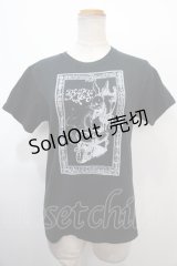 PUTUMAYO / プリントTシャツ 150 黒 Y-25-01-30-054-PT-TO-SZ-ZY