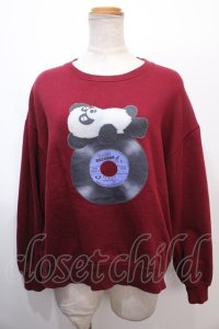 Candy Stripper / PEPEスウェット 2 赤 Y-25-01-30-072-PU-TO-SZ-ZT202