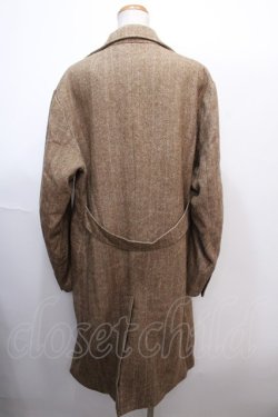 画像2: axes femme / ヘリンボーンツィードコート XL キャメル Y-25-01-30-077-AX-CO-SZ-ZT-C028