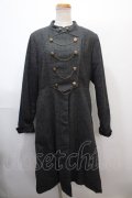 axes femme / ナポレオンロングコート M 黒 Y-25-01-30-081-AX-CO-SZ-ZT-C028