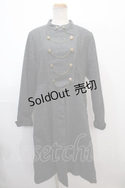 画像1: 【SALE】axes femme / ナポレオンロングコート M 黒 Y-25-01-30-081-AX-CO-SZ-ZT-C028