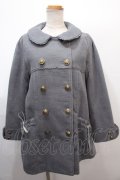 axes femme / ダブル釦Aラインコート M グレー Y-25-01-30-084-AX-CO-SZ-ZT-C033