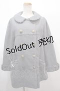 axes femme / ダブル釦Aラインコート M グレー Y-25-01-30-084-AX-CO-SZ-ZT-C033