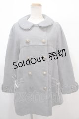 axes femme / ダブル釦Aラインコート M グレー Y-25-01-30-084-AX-CO-SZ-ZT-C033