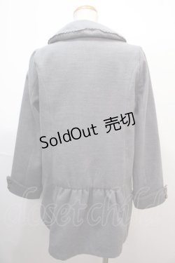 画像2: axes femme / ダブル釦Aラインコート M グレー Y-25-01-30-084-AX-CO-SZ-ZT-C033