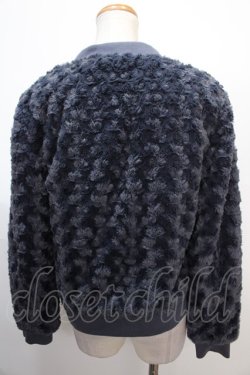 画像2: axes femme / リバーシブルファーブルゾン  紺×黒 Y-25-01-30-090-AX-JA-AS-ZT090