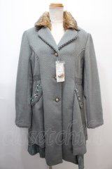 axes femme / ウール混ワンピコート L グリーン Y-25-01-30-100-AX-CO-AS-ZT-C039