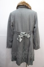 画像2: 【SALE】axes femme / ウール混ワンピコート L グリーン Y-25-01-30-100-AX-CO-AS-ZTC039 (2)