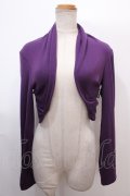 Ozz Croce / 刺繍入りボレロ  紫 Y-25-01-30-132-OO-TO-SZ-ZY