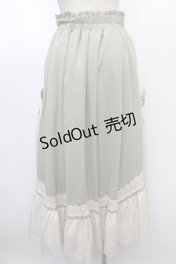 画像2: axes femme kawaii / マリアンヌスカート M グリーン Y-25-01-30-145-AX-SK-SZ-OS